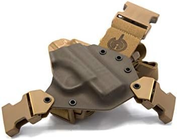 GunfightersINC Kenai Chest Holster for a Springfield Hellcat, Right Hand, Mas Grey/Coyote : Sports & Outdoors
