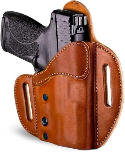 Urban Carry LockLeather OWB Brown Holster for SW CS45(Standard/C/D/S) - Secure & Comfort Hybrid Leather/Polymer Design for 3.25" Barrel : Sports & Outdoors