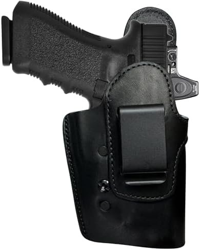 Urban Carry LockLeather IWB RMR/RDS Holster for G-22 (22c / All Gens) - Secure & Comfortable Hybrid Leather/Polymer Design for Optimal Security - 4.5-inch Barrel : Sports & Outdoors