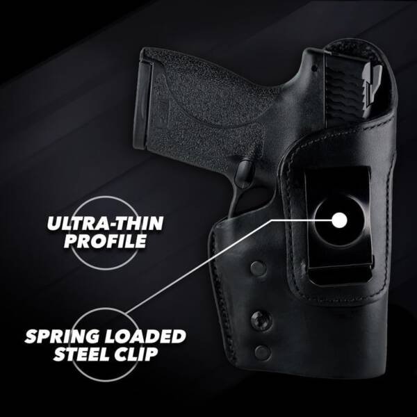Urban Carry LockLeather IWB Holster for Ruger Security-380 Lite Rack - Secure & Comfort Hybrid Leather/Polymer Design for 3.4-inch Barrel : Sports & Outdoors - Image 3