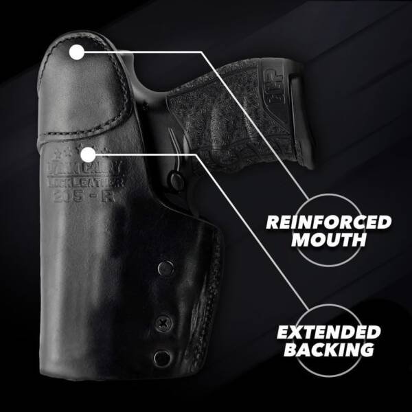 Urban Carry LockLeather IWB Holster for Ruger Security-380 Lite Rack - Secure & Comfort Hybrid Leather/Polymer Design for 3.4-inch Barrel : Sports & Outdoors - Image 4