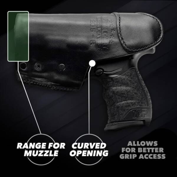 Urban Carry LockLeather IWB Holster for Ruger Security-380 Lite Rack - Secure & Comfort Hybrid Leather/Polymer Design for 3.4-inch Barrel : Sports & Outdoors - Image 5