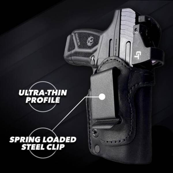 Urban Carry LockLeather IWB RMR/RDS Holster for G-22 (22c / All Gens) - Secure & Comfortable Hybrid Leather/Polymer Design for Optimal Security - 4.5-inch Barrel : Sports & Outdoors - Image 6