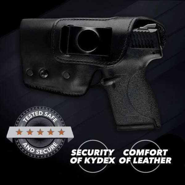 Urban Carry LockLeather IWB Holster for Ruger Security-380 Lite Rack - Secure & Comfort Hybrid Leather/Polymer Design for 3.4-inch Barrel : Sports & Outdoors - Image 2
